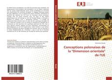 Capa do livro de Conceptions polonaises de la "Dimension orientale" de l'UE 