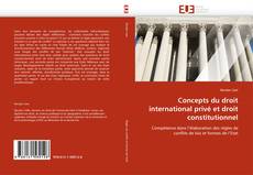Capa do livro de Concepts du droit international privé et droit constitutionnel 