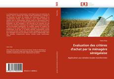 Bookcover of Evaluation des critères d'achat par la ménagère sénégalaise