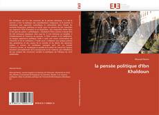 Buchcover von la pensée politique d'Ibn Khaldoun