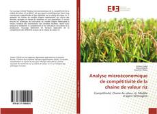 Buchcover von Analyse microéconomique de compétitivité de la chaîne de valeur riz