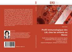 Copertina di Profil immunologique des LAL chez les enfants au Maroc
