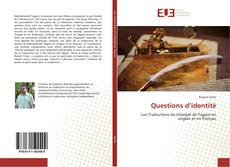 Buchcover von Questions d’identité