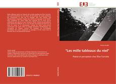"Les mille tableaux du réel" kitap kapağı