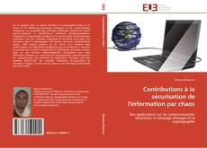 Buchcover von Contributions à la sécurisation de l'information par chaos