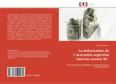 Buchcover von La dollarisation de l´économie argentine dans les années 90´