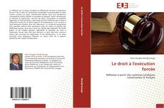 Capa do livro de Le droit à l'exécution forcée 