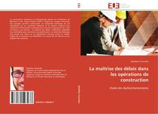 Bookcover of La maîtrise des délais dans les opérations de construction