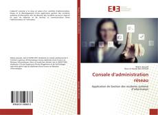 Portada del libro de Console d’administration réseau