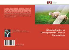 Capa do livro de Décentralisation et Développement Local au Burkina Faso 
