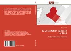 Portada del libro de La Constitution irakienne de 2005