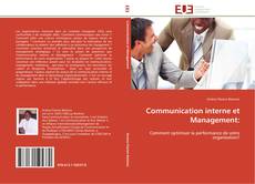 Communication interne et Management: kitap kapağı