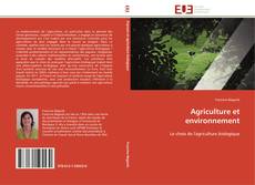 Обложка Agriculture et environnement