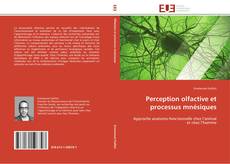 Buchcover von Perception olfactive et processus mnésiques