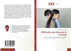 Capa do livro de Difficultés des Divorcés et remariés 