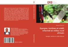 Buchcover von Epargne, tontines et crédit informel en milieu rural africain