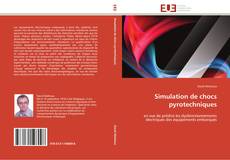 Buchcover von Simulation de chocs pyrotechniques