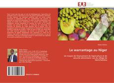 Capa do livro de Le warrantage au Niger 