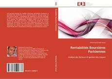 Rentabilités Boursières Parisiennes kitap kapağı