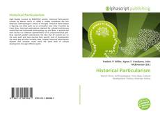 Bookcover of Historical Particularism