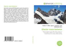 Bookcover of Glacier mass balance