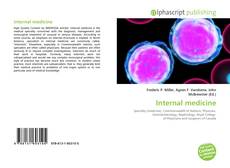 Couverture de Internal medicine