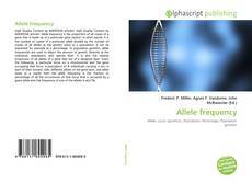 Borítókép a  Allele frequency - hoz