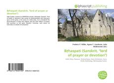 Borítókép a  Bṛhaspati (Sanskrit, "lord of prayer or devotion") - hoz