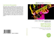 Portada del libro de Josh Homme Discography