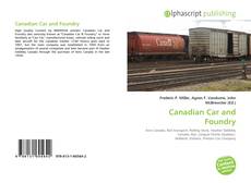 Canadian Car and Foundry kitap kapağı