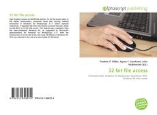 Borítókép a  32-bit file access - hoz