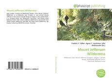 Обложка Mount Jefferson Wilderness