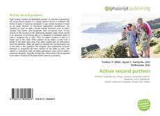 Capa do livro de Active record pattern 