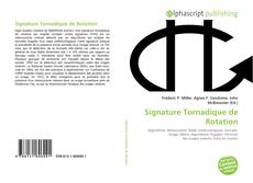 Signature Tornadique de Rotation kitap kapağı