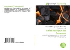 Bookcover of Consolidation Coal Company
