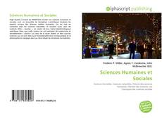 Borítókép a  Sciences Humaines et Sociales - hoz