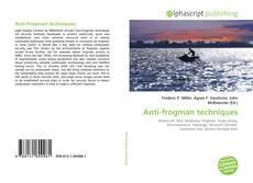 Borítókép a  Anti-frogman techniques - hoz