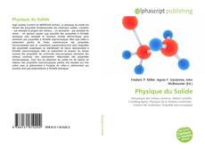 Обложка Physique du Solide