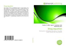 Обложка Drag equation