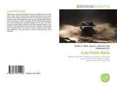 Capa do livro de Juan Pablo Raies 