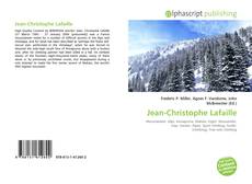 Обложка Jean-Christophe Lafaille