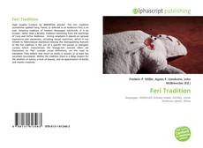 Обложка Feri Tradition