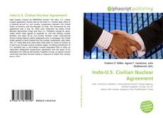 Bookcover of Indo-U.S. Civilian Nuclear Agreement