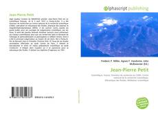 Capa do livro de Jean-Pierre Petit 