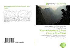 Portada del libro de Balsam Mountain (Ulster County, New York)