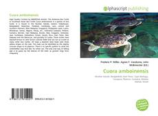 Bookcover of Cuora amboinensis