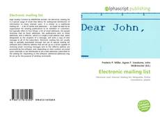 Borítókép a  Electronic mailing list - hoz