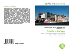 Bookcover of Davidson College