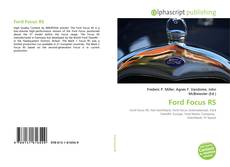 Capa do livro de Ford Focus RS 