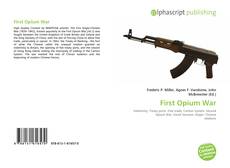 Portada del libro de First Opium War